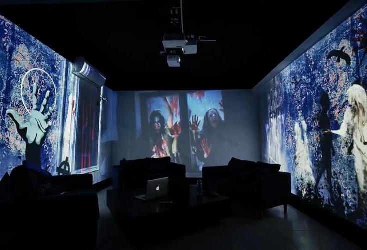 全息投影剧本杀定制3d互动地面墙面多媒体融合方案多通道创意素材