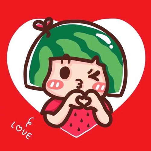 西瓜头图片动漫头像女生头像欧美