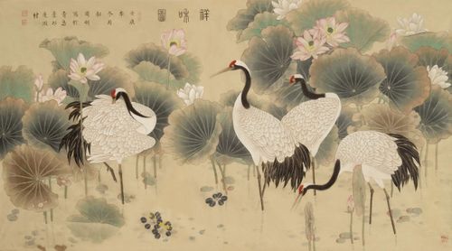 转载郝周明工笔花鸟系列一竹山顽主