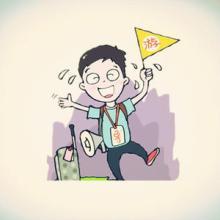导游卡通_百度图片搜索