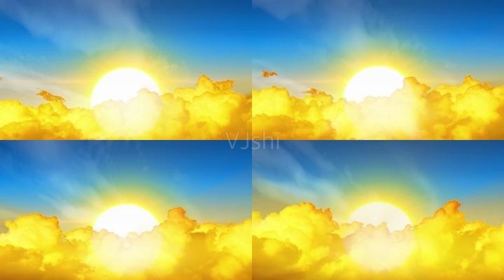 长时间太阳升起_1920x1080_高清视频素材下载(编号:)