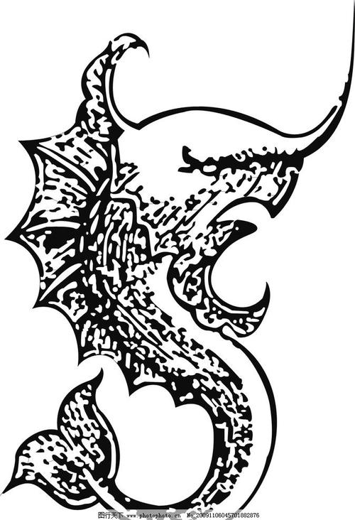 鲨鱼 海洋生物 鱼类 黑白 生物世界 矢量 cdr