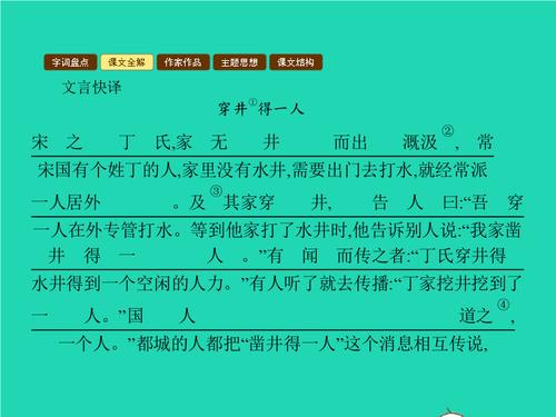 七年级语文上册第六单元24寓言四则穿井得一人杞人忧天课件新人教版