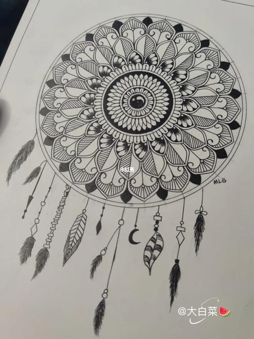 禅绕画,曼陀罗_禅绕画_兴趣爱好_绘画