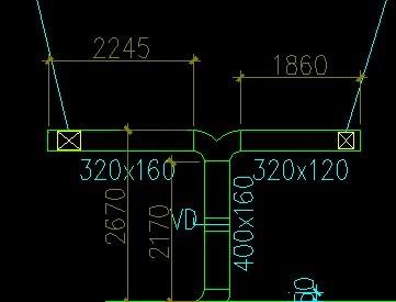 求这三种规格的空调风管工程量.这个三通要如何计算?