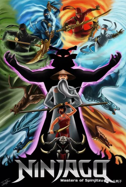 如果用动漫的方式绘制乐高幻影忍者会有怎样