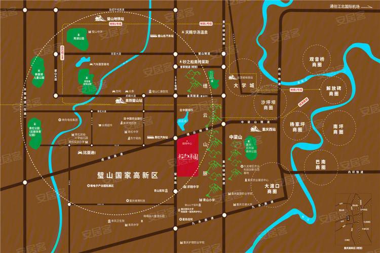 重庆半山半园-交通图(96) - 重庆安居客