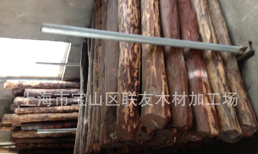 上海直销印度小叶紫檀原木及各类名贵红木 紫檀木材
