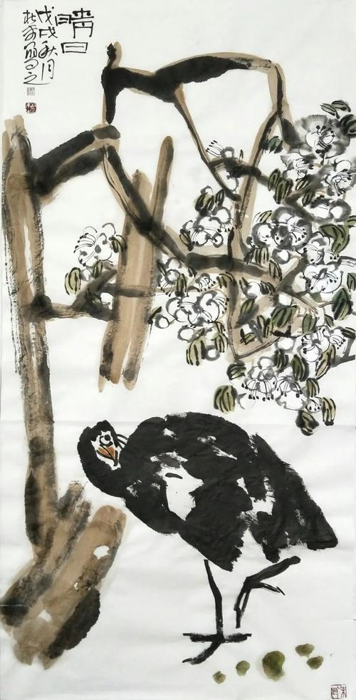 心静方可『取意』 | 杜未的大写意花鸟画