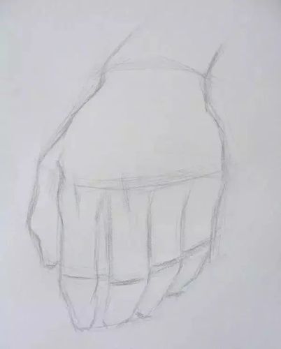 初学者素描画手步骤教程