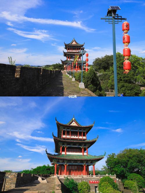 赣州必打卡网红地--郁孤台_历史_汉服_建筑_景点_旅行