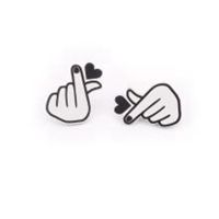 手指比心表情包_微信头像图片大全