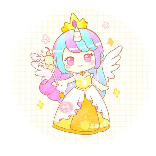 宇宙公主 小马宝莉简笔画线稿 迷你宇宙公主