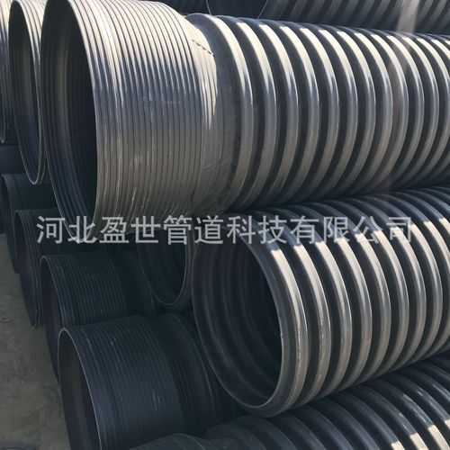 hdpe双壁波纹管污水管高密度聚乙烯双壁波纹管承插连接dn400