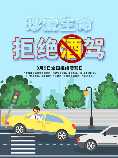 全国拒绝酒驾日海报