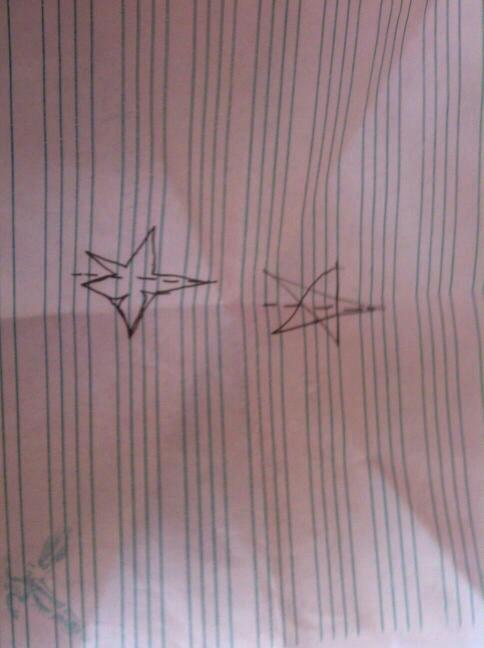 五角星的对称轴怎么画,(要图解)