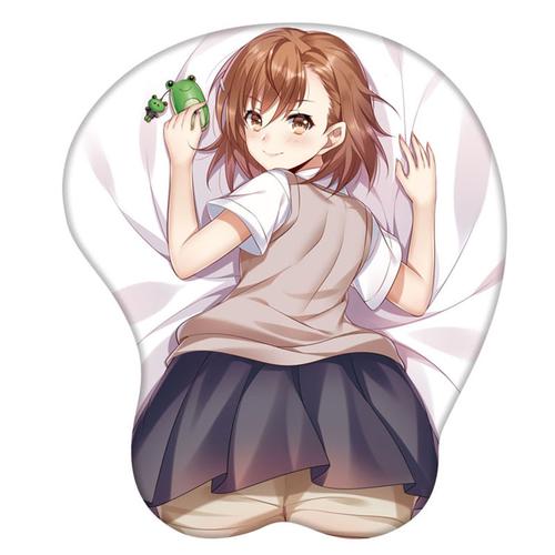原创魔法禁书目录御坂美琴炮姐立体鼠标垫护腕硅胶手腕垫动漫定制