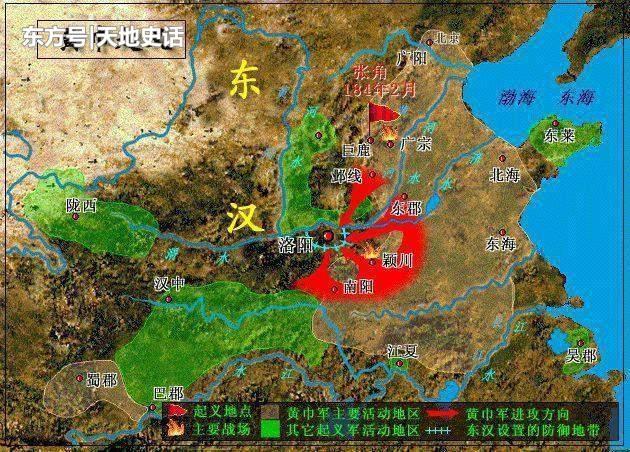 地图看三国,12幅地图展示群雄势力变化
