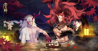 阴阳师 酒吞童子 茨木童子 改图:东帝沧阳