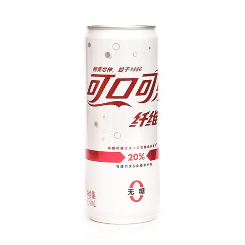 江浙沪包邮可口可乐膳食纤维可乐饮料330ml24听碳酸碳酸饮料
