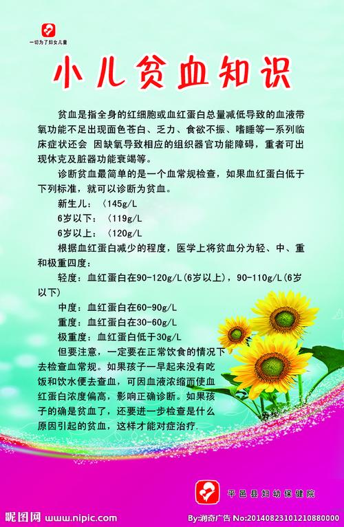 小儿贫血知识图片