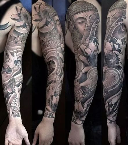 好看的佛纹身作品欣赏