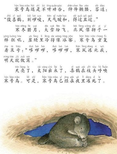 寒号鸟课文简笔画二年级