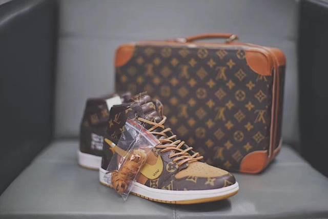 off-white x 联名路易威登lv推出aj1篮球鞋