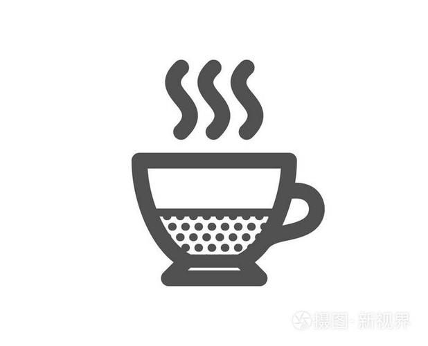 多巴胺咖啡图标热饮标志饮料符号质量设计要素经典风格图标向量