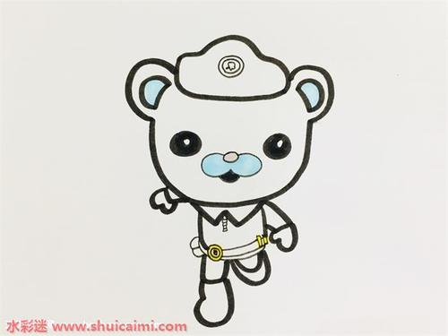 巴克队长怎么画巴克队长简笔画彩色