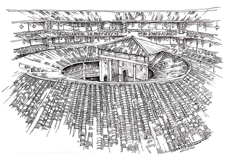 钢笔手绘(2)福建土楼