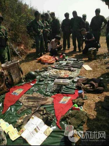 果敢同盟军作战照片