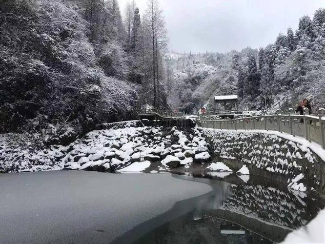 什邡·神瀑沟下大雪了!9.9元抢购冬季单人门票,39.9元