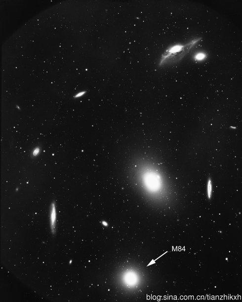 m84 室女座 透镜状星系