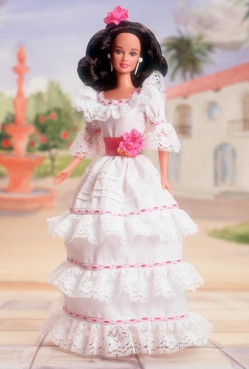 芭比娃娃1997限量版puertoricanbarbie03doll波多黎各