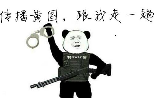 拿着手铐:传播黄图,跟我走一趟