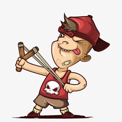 关键词 : 白色,骷髅,一个,男生,海盗,弹弓,卡通,手绘