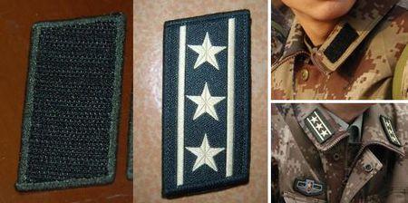 我刚军训回来,我看教官的07式迷彩服的领章,有点奇怪.