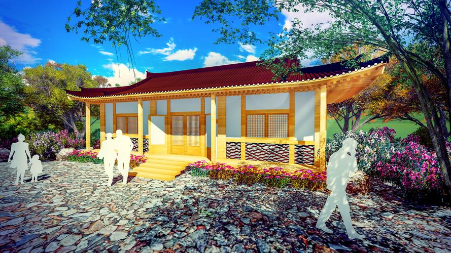 延边朝鲜族民俗建筑景观设计