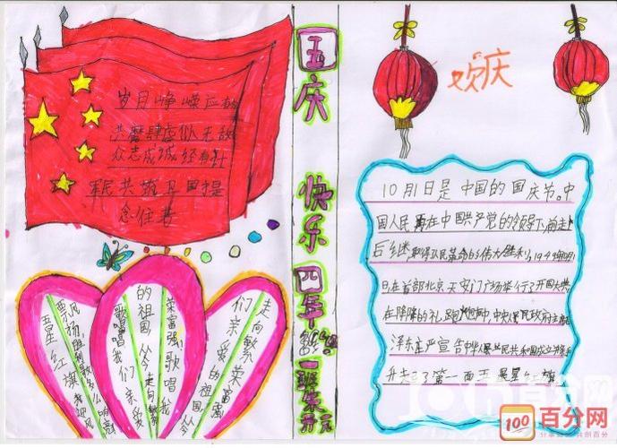 国庆节小报的图片