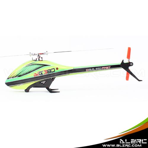 alzrc - devil 380 fast fbl kit 空机版/银 - 2016