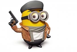 可爱卖萌的小黄人搞怪电脑桌面壁纸第二辑