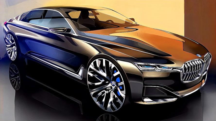 宝马9系终于登场了车长5米5搭载v12引擎奔驰迈巴赫靠边站