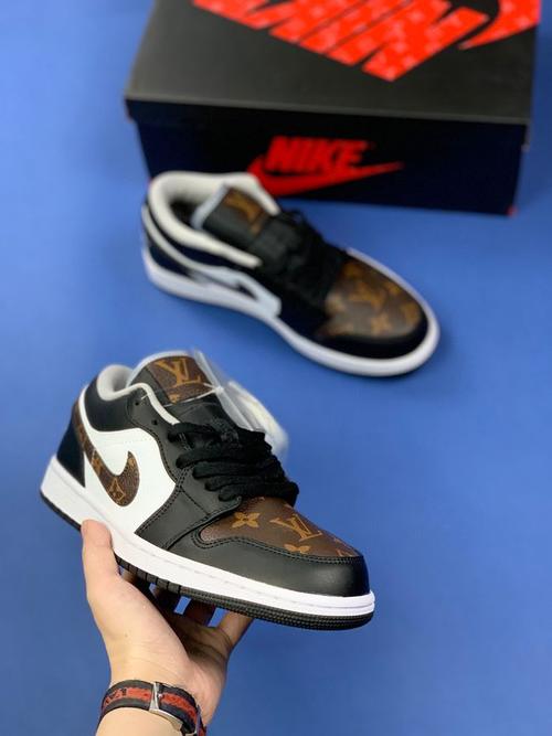 aj1 lv 联名 乔1 低帮复古文化休闲运动篮球鞋