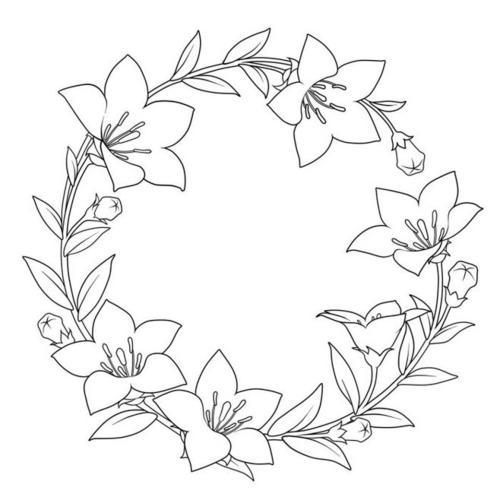 正在刺绣简笔画