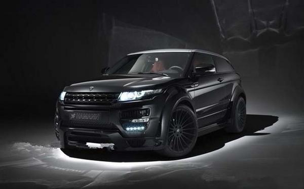 身披黑色铠甲显霸气 揽胜极光哈曼改装