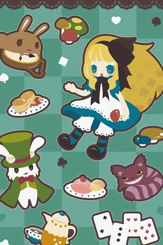 iphone壁纸,爱丽丝梦游仙境