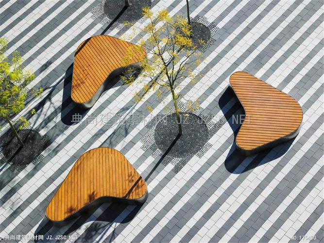 jpg图片公共活动广场实景照片城市休闲座椅4