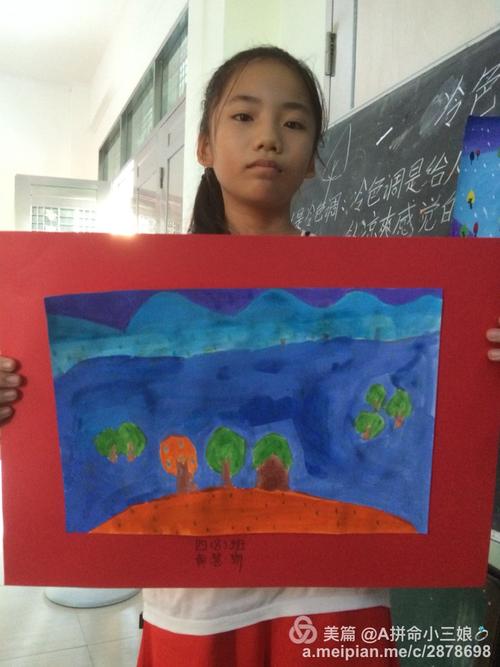 2016年7月30日 提高班 水粉画《冷色调》作品集展示