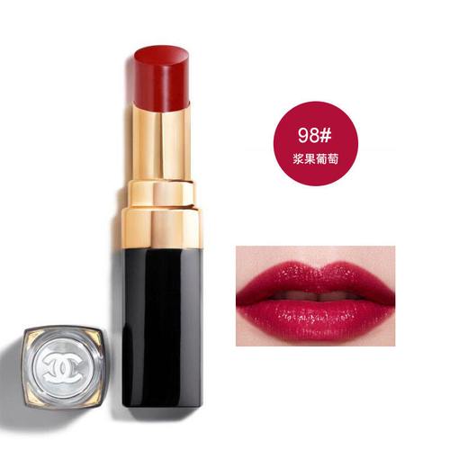 法国 chanel 香奈儿 coco可可小姐炫光唇膏口红哑光3g #98浆果葡萄 显